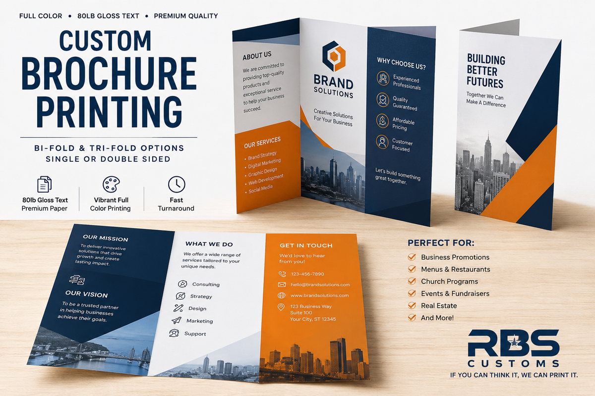 Custom Printed Brochures