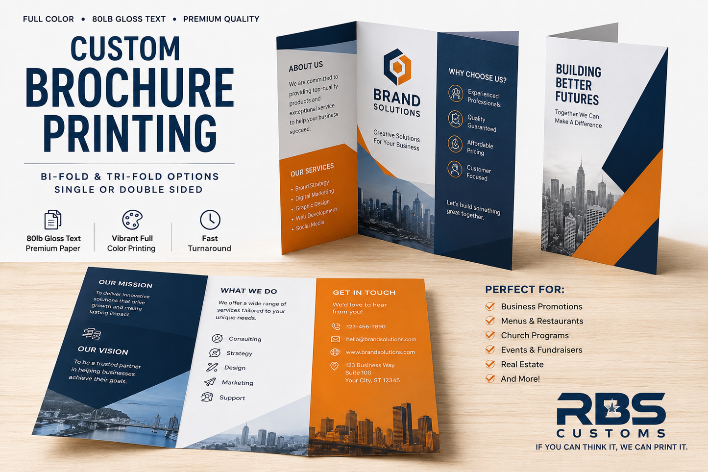 Custom Printed Brochures