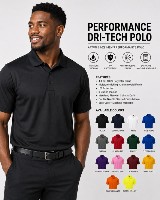 Performance Dri-Tech Polo - Embroidered Logo
