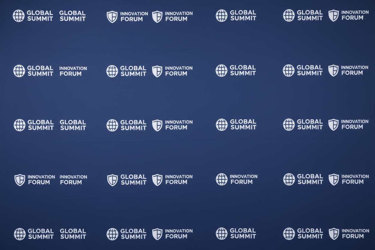 Custom Step & Repeat Backdrop Banner