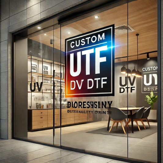 Custom UV DTF Door Decals