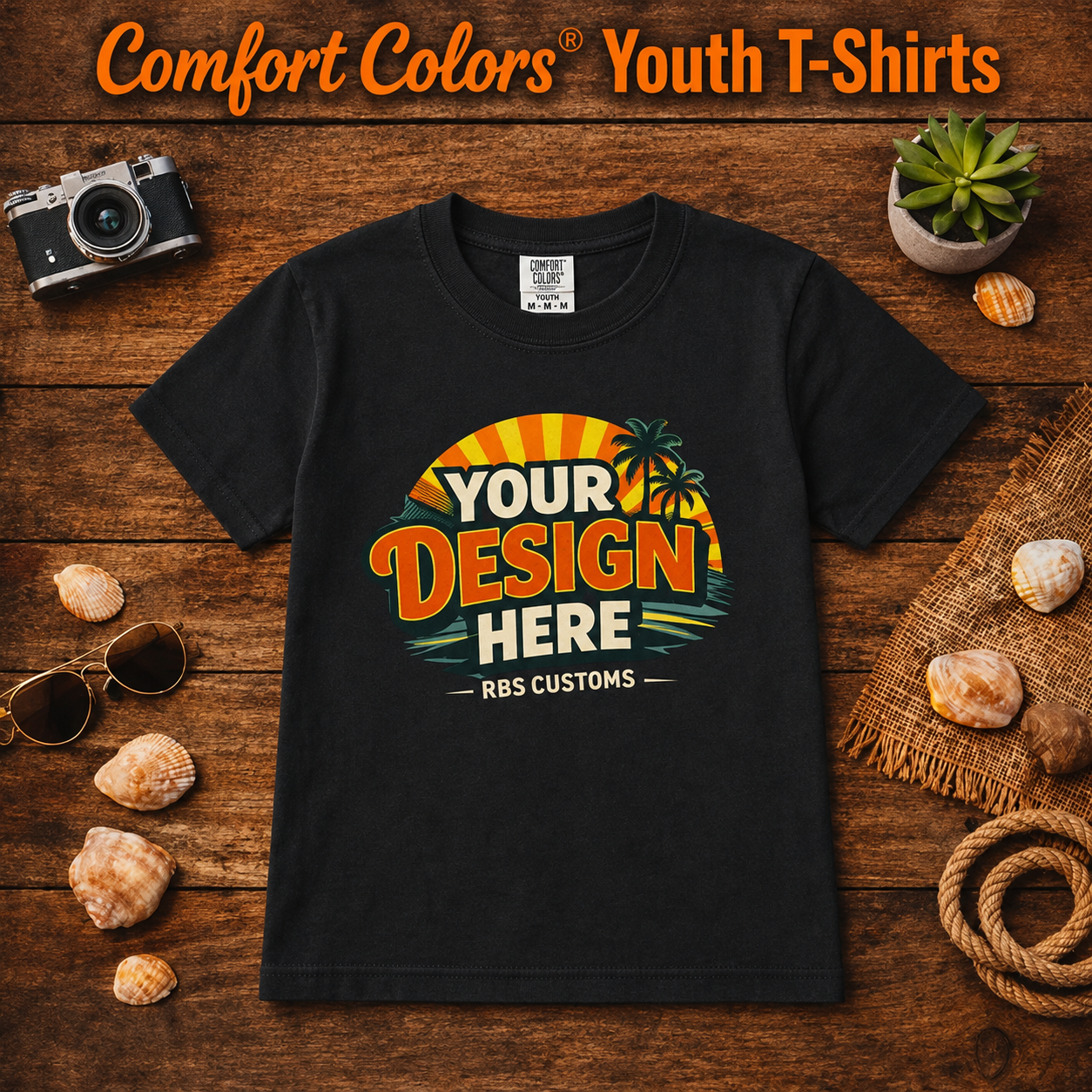 RBS Premium Youth Tee custom Comfort Colors 9018 shirt